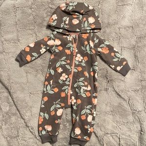 Fleece Onesie with Hood